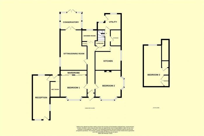 Floorplan for Culverhayes, Chard