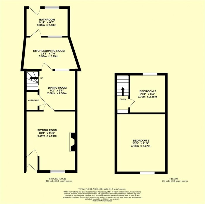 Floorplan for High Street, Chard