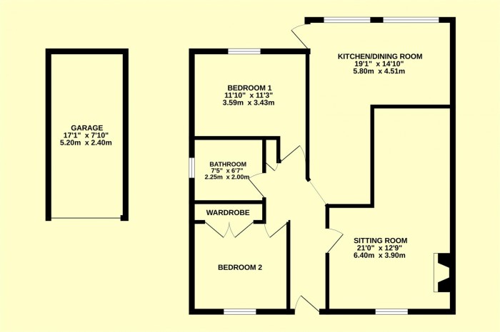Floorplan for Wellings Close, South Chard, Chard
