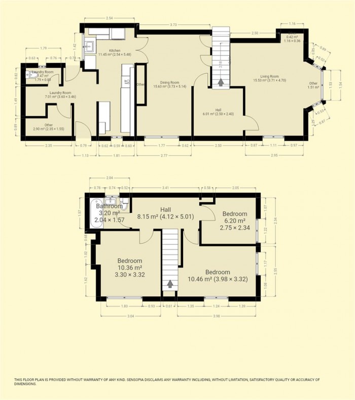 Floorplan for Eastlands, Hemyock, Cullompton