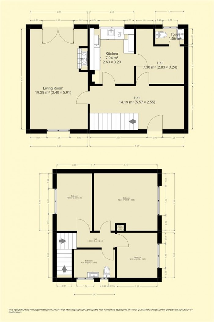 Floorplan for Copse Lane, Ilton, Ilminster