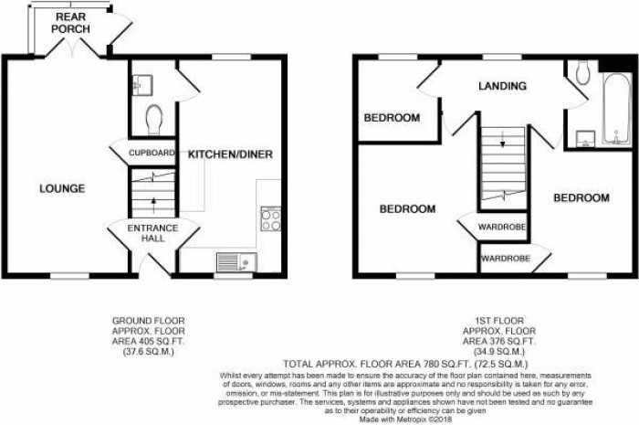 Floorplan for Furnham Road, Chard
