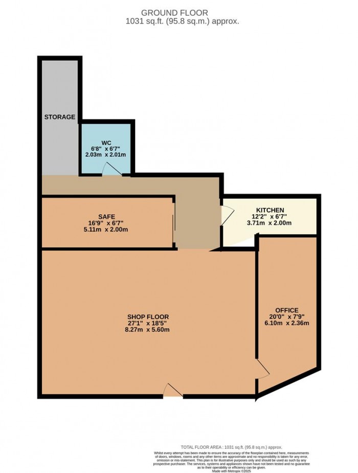 Floorplan for Cheapside, Langport