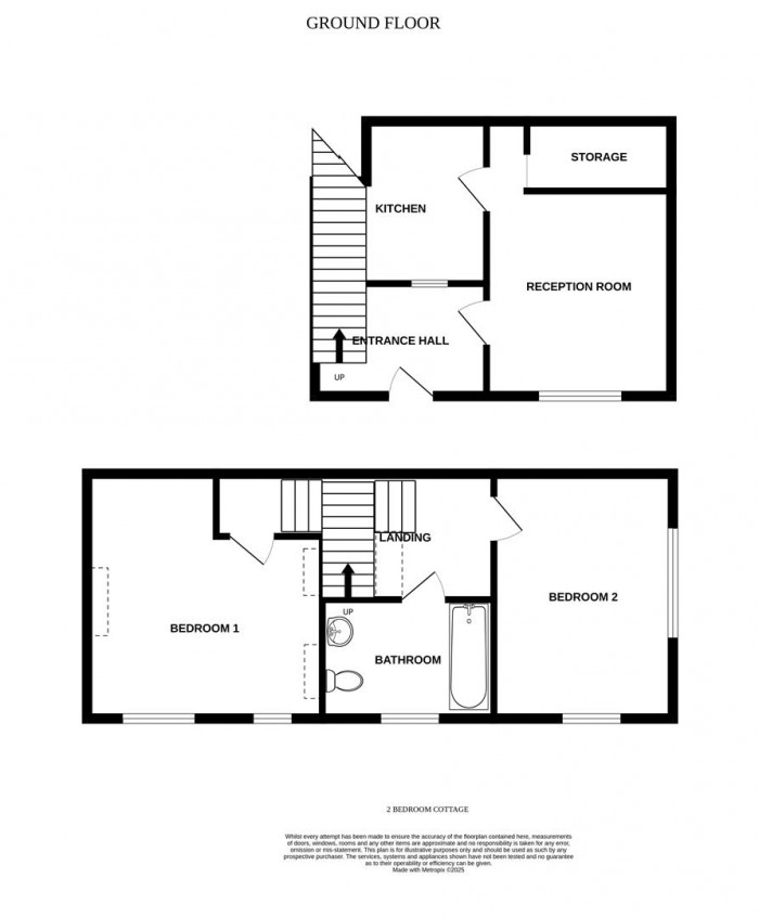 Floorplan for Fore Street, Chard