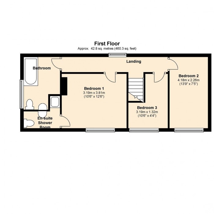 Floorplan for Hemyock, Cullompton