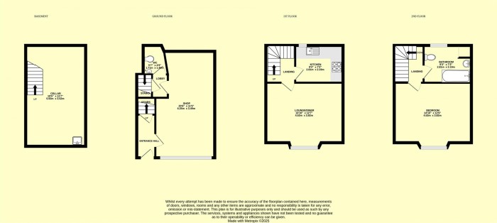 Floorplan for Fore Street, Chard
