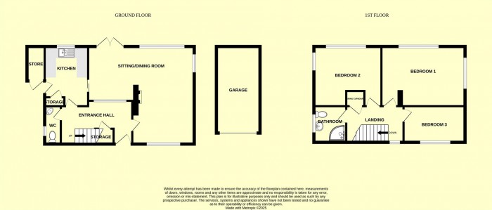 Floorplan for Furnham Crescent, Chard