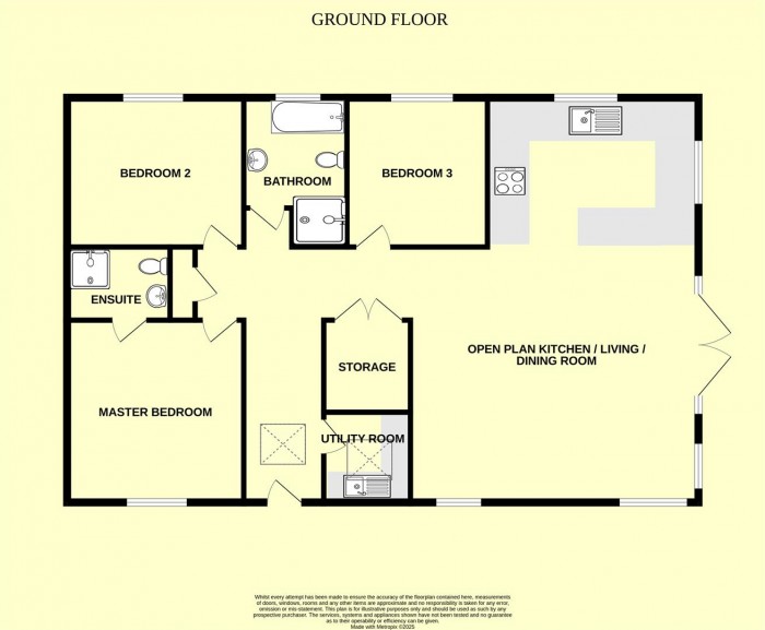 Floorplan for Knowle St. Giles, Chard