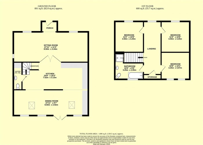 Floorplan for Newtown, Langport