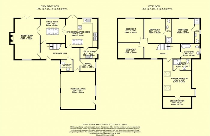Floorplan for Forton Road, Chard