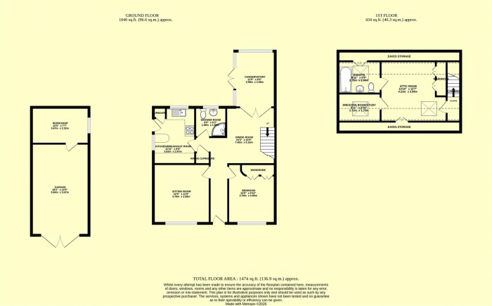Floorplan for King Cuthred Close, Chard