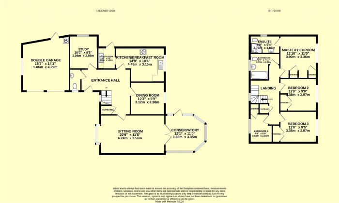 Floorplan for Harcombe Road, Axminster