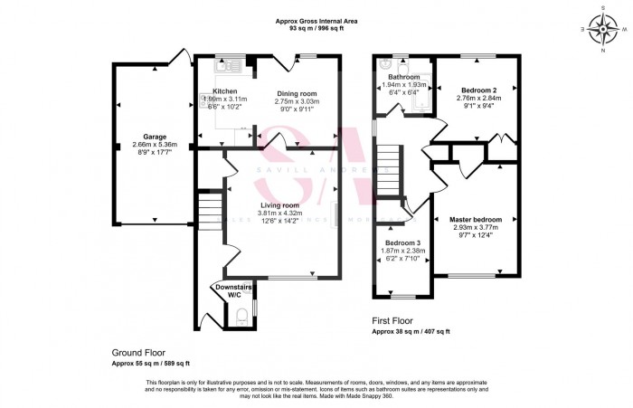 Floorplan for Russell Pope Avenue, Chard