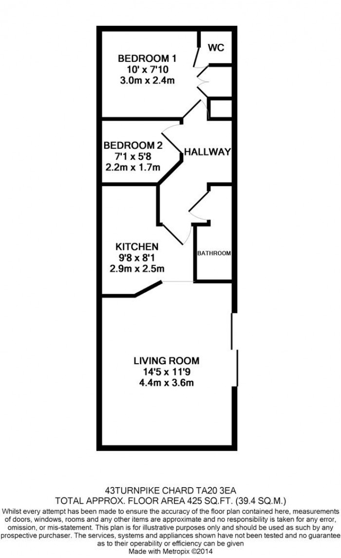 Floorplan for Howley, Chard