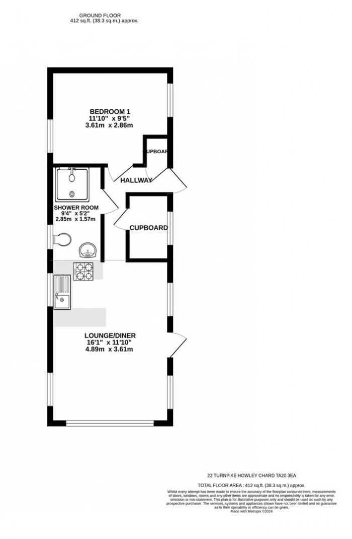 Floorplan for Howley, Chard