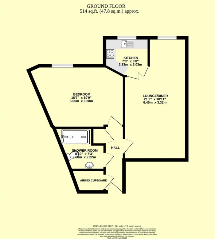 Floorplan for Victoria Avenue, Chard