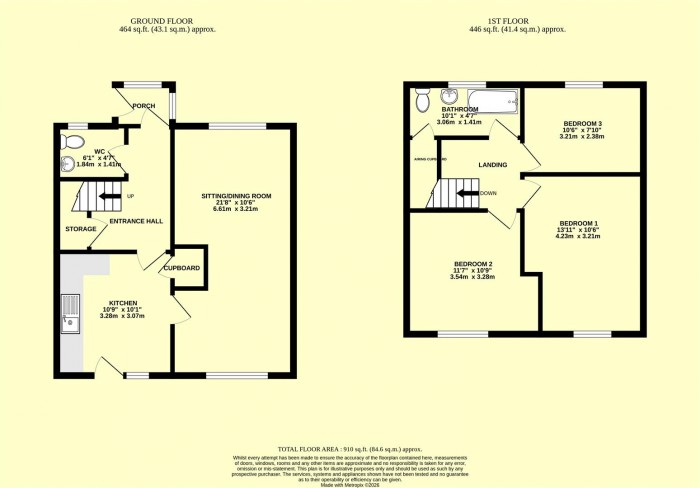 Floorplan for Halcombe Estate, Chard