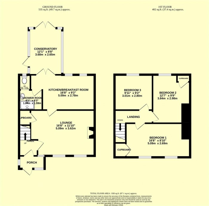 Floorplan for Old Town, Chard