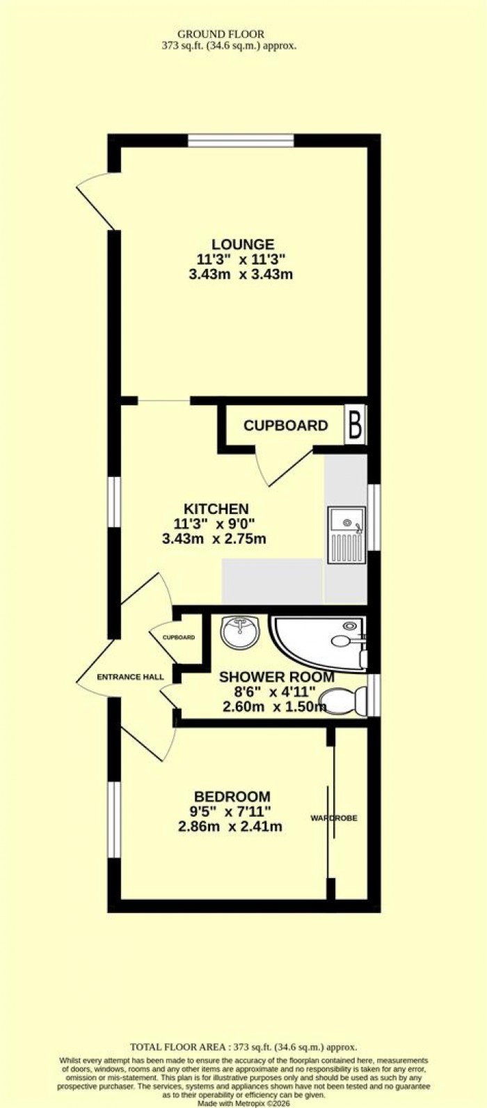 Floorplan for Station Road, Ilminster