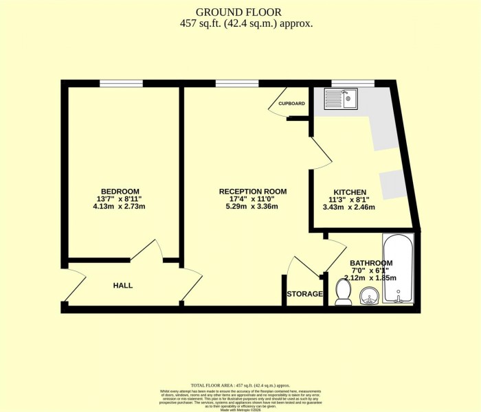 Floorplan for Combe Street, Chard
