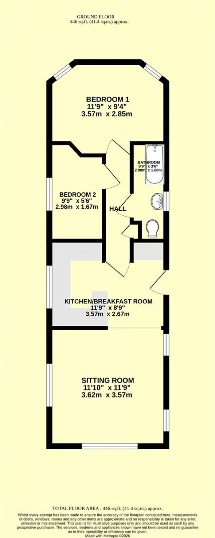 Floorplan for Howley, Chard